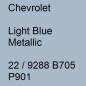 Preview: Chevrolet, Light Blue Metallic, 22 / 9288 B705 P901.